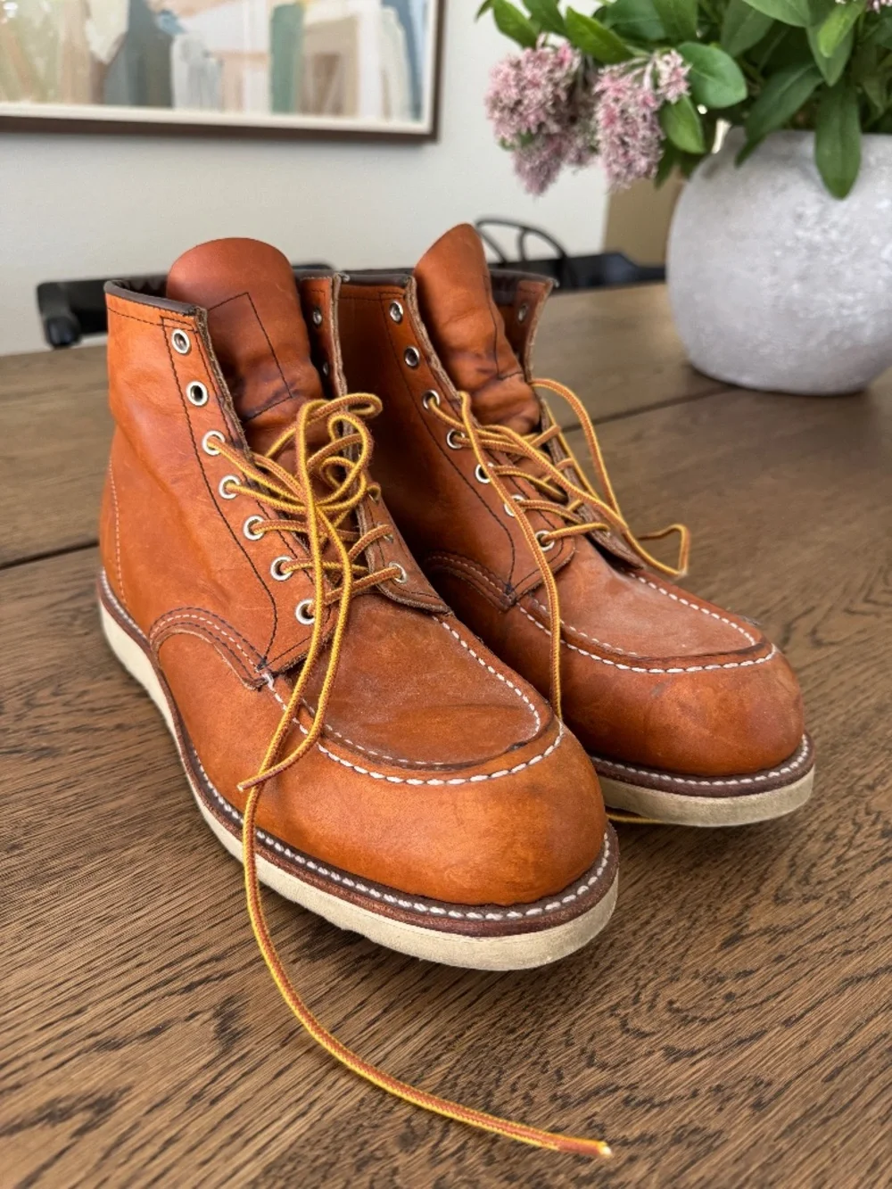Red Wing Men's Boot in Oro Legacy Leather